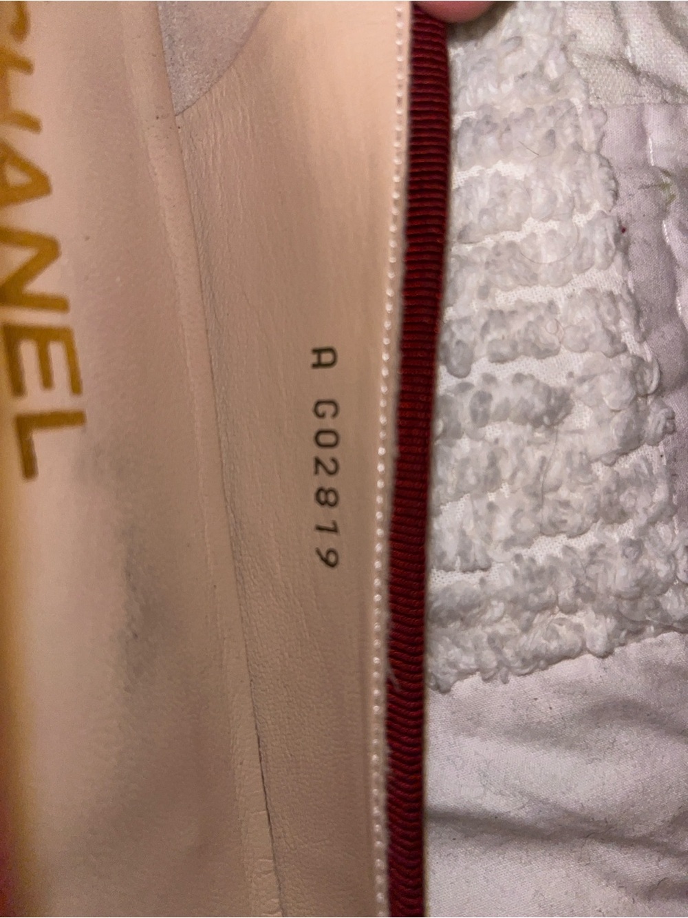 CHANEL 'Ballerines' Rouge et Noir Lambskin Flats - NEVER WORN - Size EU 38.5 - Picture 10 of 16